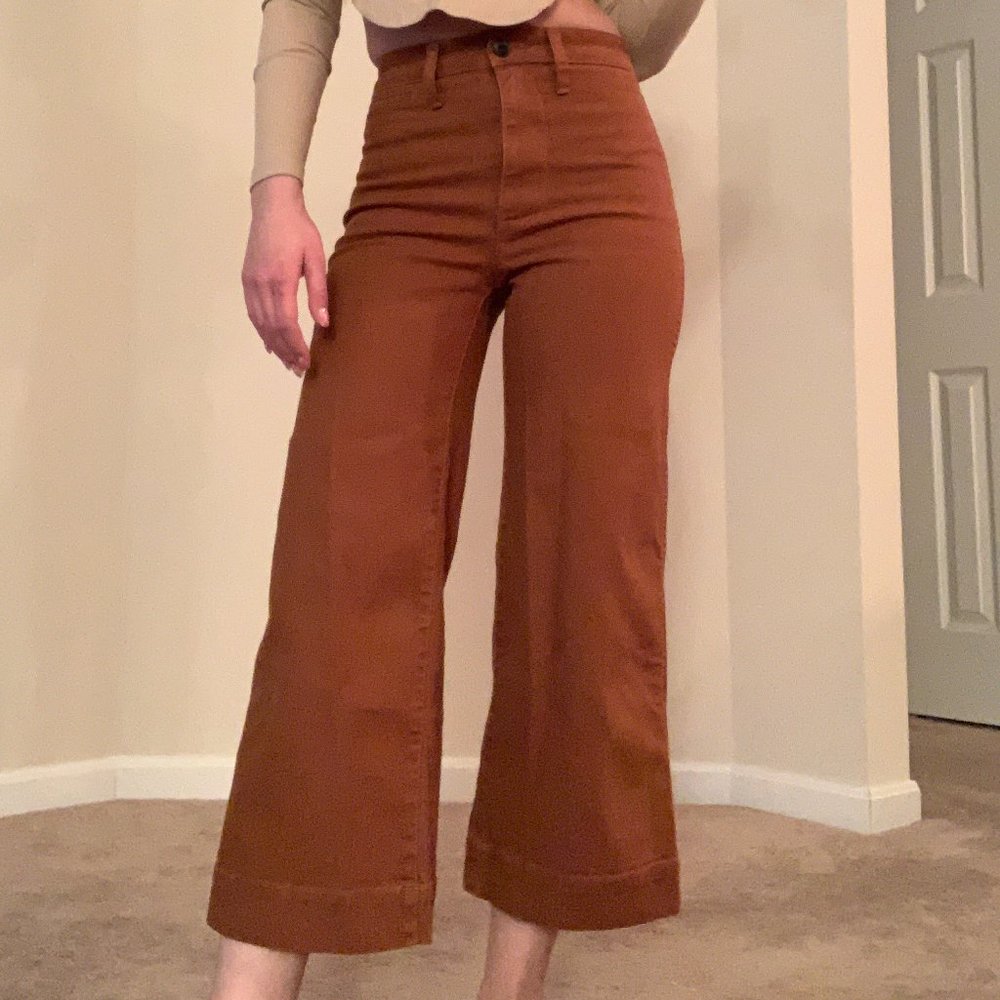 Madewell Emmett Wide Leg Crop Pants